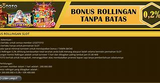 Bonus Rollingan Slot Artinya